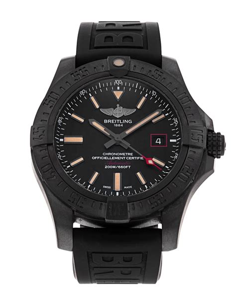 breitling avenger blackbird 44 on wrist|breitling v17311.